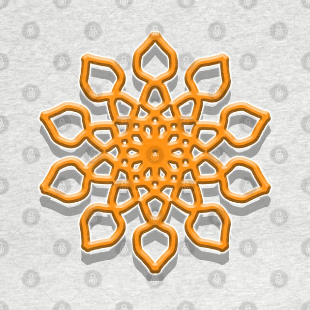 Orange Effects Mandala by Kami_Mi
